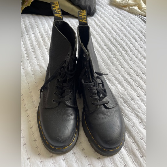 Dr Martens 1460 PASCAL BEX PISA LEATHER Boots - Picture 4 of 7